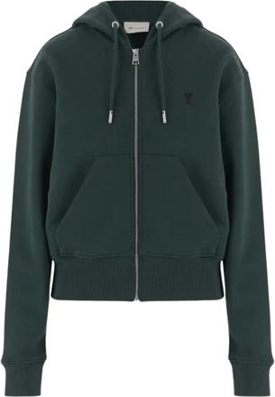 Ami Zip-throughs - Dames - Vesten met rits - Groen - XS - Hoodies & sweatvesten