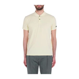 Roberto Ricci Design Polo Shirts, male, Yellow, XL, Polo Macro with Logo
