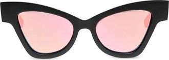 Le Specs Occhiali da sole Hourglass cat-eye - Nero