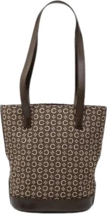 Celine Pre-owned Canvas Tote Bag - Dames - Vintage Shopper - Bruin - ONE Size - Vintage