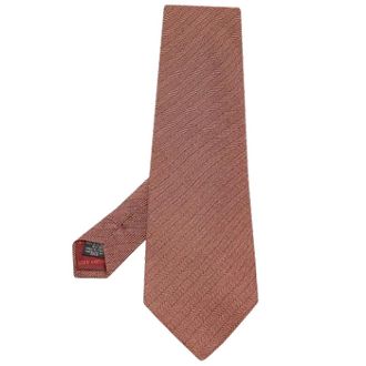 Armani Pre-owned Seta home-office - - Pre-owned - Uomo - Marrone - ONE SIZE