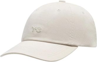 Yohji Yamamoto Dad Cap - unisex - Petten - Wit - ONE Size - Katoen - Accessoires