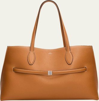 Toteme Lounge Grain Leather Tote Bag