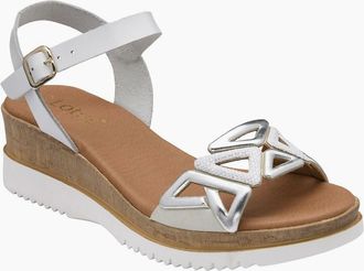 Lotus Womens Ariah Womens Sandals - White - Size: 8