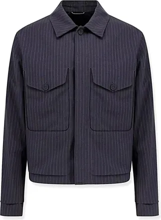 Dior Light Jackets, male, Blue, Size: L Giaccia