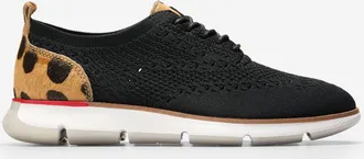 Cole Haan Womens 4.ZERØGRAND Stitchlite Oxfords - Black Size 5.5