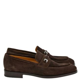 Ferragamo Desmond Ornament Suede Mocassin, Size 9 E