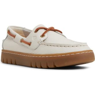 Sperry Top-Sider Keely Boat Shoe in Cream Multi at Nordstrom Rack, Size 8.5