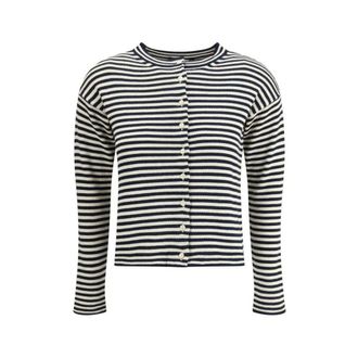 Max Mara Cardigans, female, Multicolor, Size: XS Eritea Open Front Knit Cardigan