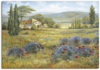 Artland Leinwandbild »Provence Lavendelwiese« Bilder von Europa 1 Stk. tlg. auf Keilrahmen gespannt
