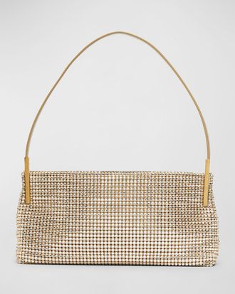 Saint Laurent Suzanne Small Shoulder Bag in Strass