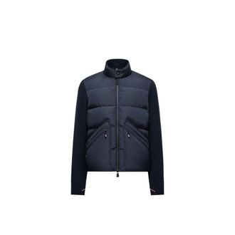 Moncler Padded Zip-up Cardigan Blue Size XXL