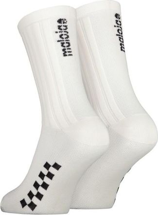Maloja PushbikersM. Aerosocks Velosocken - Unisex | wei&szlig;/grau