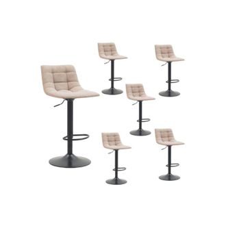 San Marco San Marco - Sgabelli alti di design beige 6 sgabelli