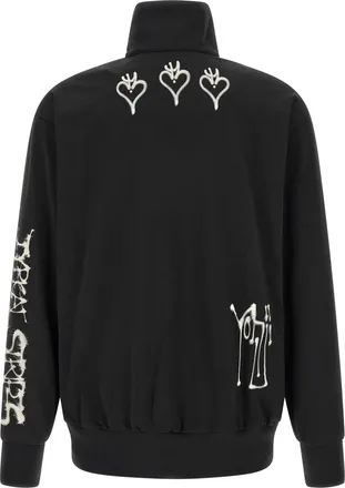 Yohji Yamamoto Graphic-Print Technical Tricot Jacket - Black