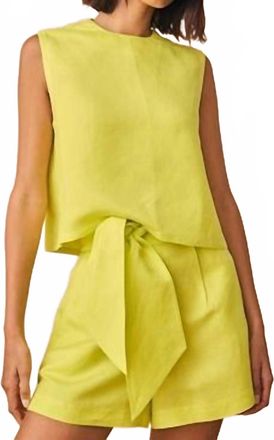 Hunter Bell Manning Top In Lime