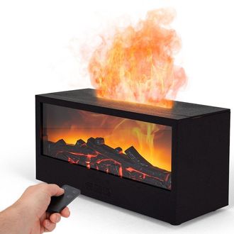 OEM Difusor De Aromas - Efecto Llama - Difusor De Fragancias - Humidificador - Aromaterapia - Luz Led - Colorido - Difusor De Aceites Esenciales - Atomiza
