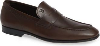 Tod's Penny Loafer in Dark Brown at Nordstrom, Size 11.5Us
