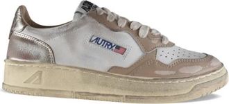 Autry Medalist Low Super Vintage Sneakers - Dames - Sneakers - Wit - 37 EU - Leer - Schoenen