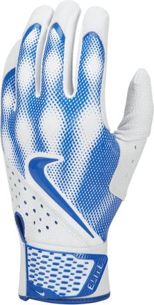 Nike Alpha Elite Baseball Batting Gloves (1 Pair) in White | N1004380-121