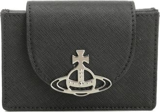 Vivienne Westwood orb-motif wallet - women - Polyurethane - One Size - Black
