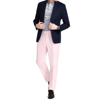 Tommy Hilfiger Mens Modern Fit Sport Coat Blazer In Navy