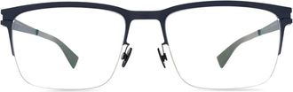 Mykita Wilko bril met rechthoekig montuur - Blauw