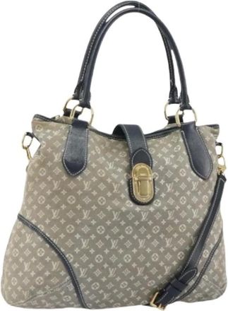Louis Vuitton Pre-owned Handbags, female, Blue, Size: ONE SIZE Pre-owned Canvas Handbag