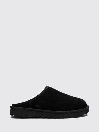 UGG Scarpe slip-on in pelle scamosciata con interni in lana e punta tonda