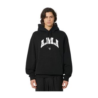 Marcelo Burlon Hombre, Sudaderas, Negro, Talla: L