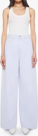 Mother Piped-Dream Sneak High Rise Jeans In Xenon Blue