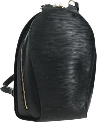 Louis Vuitton Pre-owned Vintage Rugzak - Dames - Vintage Rugzakken - Zwart - ONE Size - Leer - Vintage