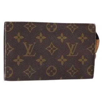 Louis Vuitton Clutch in Tela Pre-owned - - Pre-owned - Donna - Marrone - ONE SIZE