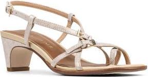 Donald J Pliner Daffney Strappy Sandal in Platino at Nordstrom Rack, Size 10