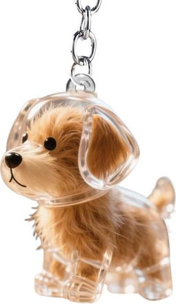 Generic Cute Car Keychain,Funny Keychain Pet Hair Storage Bottle | Storage Container Pet Memorial Keepsake Ornament Bag Charm for Phone Purse Backpack Rearvie