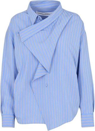 Margaux Lonnberg Bella Chemise - Dames - Overhemden - Blauw - S - Katoen - Overhemden
