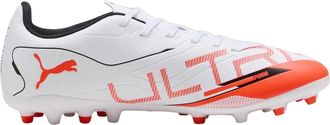 Puma Heren Ultra 5 Play Stevige Grond Voetbalschoenen (Poema Wit)