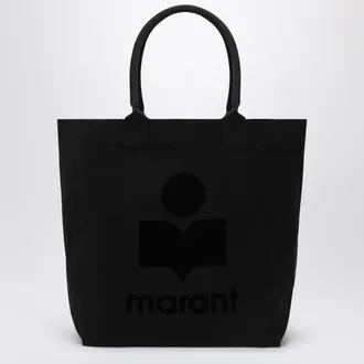 Isabel Marant Yenky tote bag in black canvas