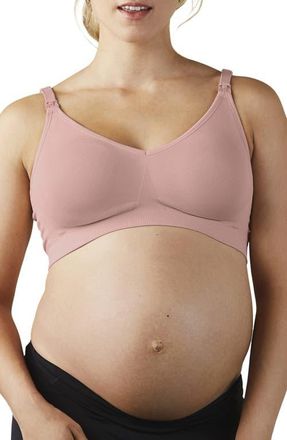 Bravado Designs Body Silk Seamless Maternity/Nursing Bra in Dusted Peony at Nordstrom, Size Xx-Large