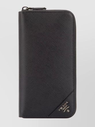Prada textured finish modern design wallet