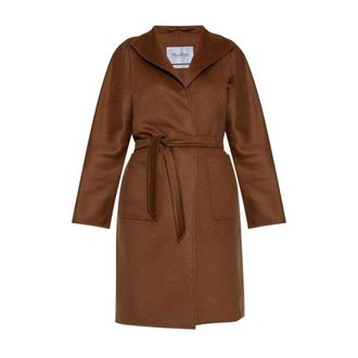 Max Mara Cashmere Coat - female - Max Mara - Belted Coats - Brown - S - Coats