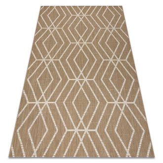 RugsX RugsX Flat Rug in Beige | Size: 160 cm x 230 cm