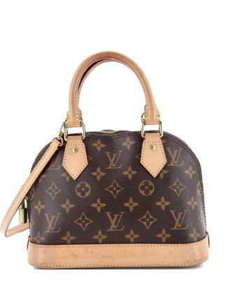 Louis Vuitton Alma Handbag Monogram Canvas BB crossbody bag - Brown