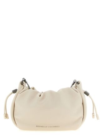 Brunello Cucinelli Womens Bucket Mellow Mini Crossbody Bag