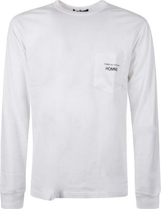 Comme Des Gar&ccedil;ons White Cotton T-shirt