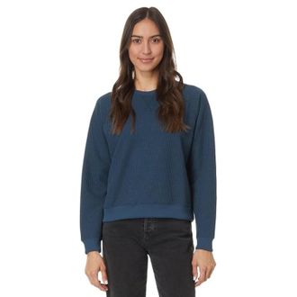 Toad & Co Toad & Co Bitterroot Sweater Womens Midnight Waffle Knit Pullover GBO3854