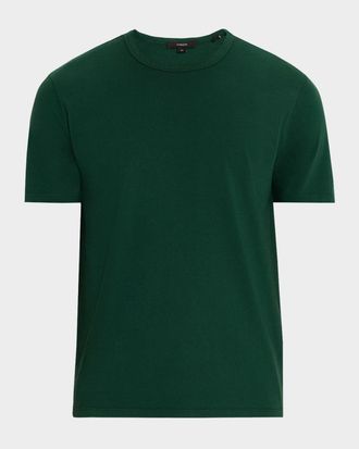 Vince Mens Garment-Dyed Crewneck T-Shirt