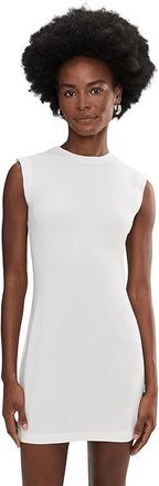 Norma Kamali Sleeveless Mini Dress Womens Dress Snow White : XL (Womens 10), Polyester/Spandex