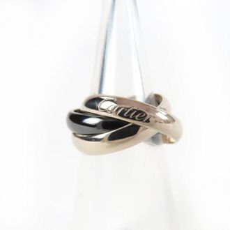 Cartier Trinity White Gold White Gold (18K) Ceramic Band Ring (Pre-Owned)