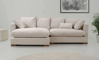 HOME AFFAIRE Ecksofa »Coray« Breite 266 cm, extra weich und kuschelig, mit Federn und Daunen